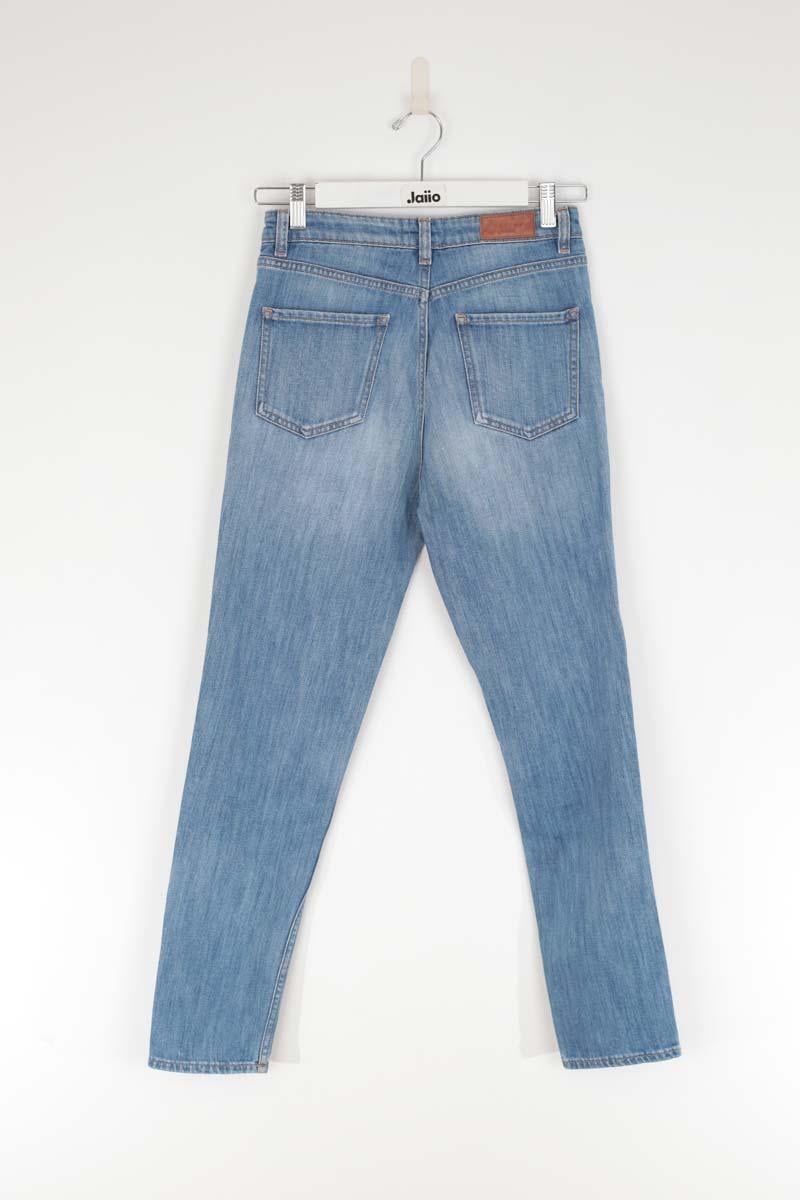 Cotton skinny jeans SEZANE - Seconde main Blue