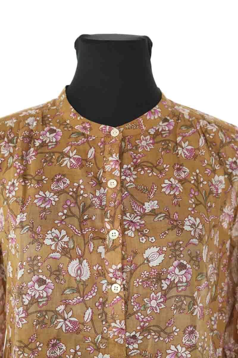 Cotton blouse ISABEL MARANT ÉTOILE - SECONDE MAIN Brown