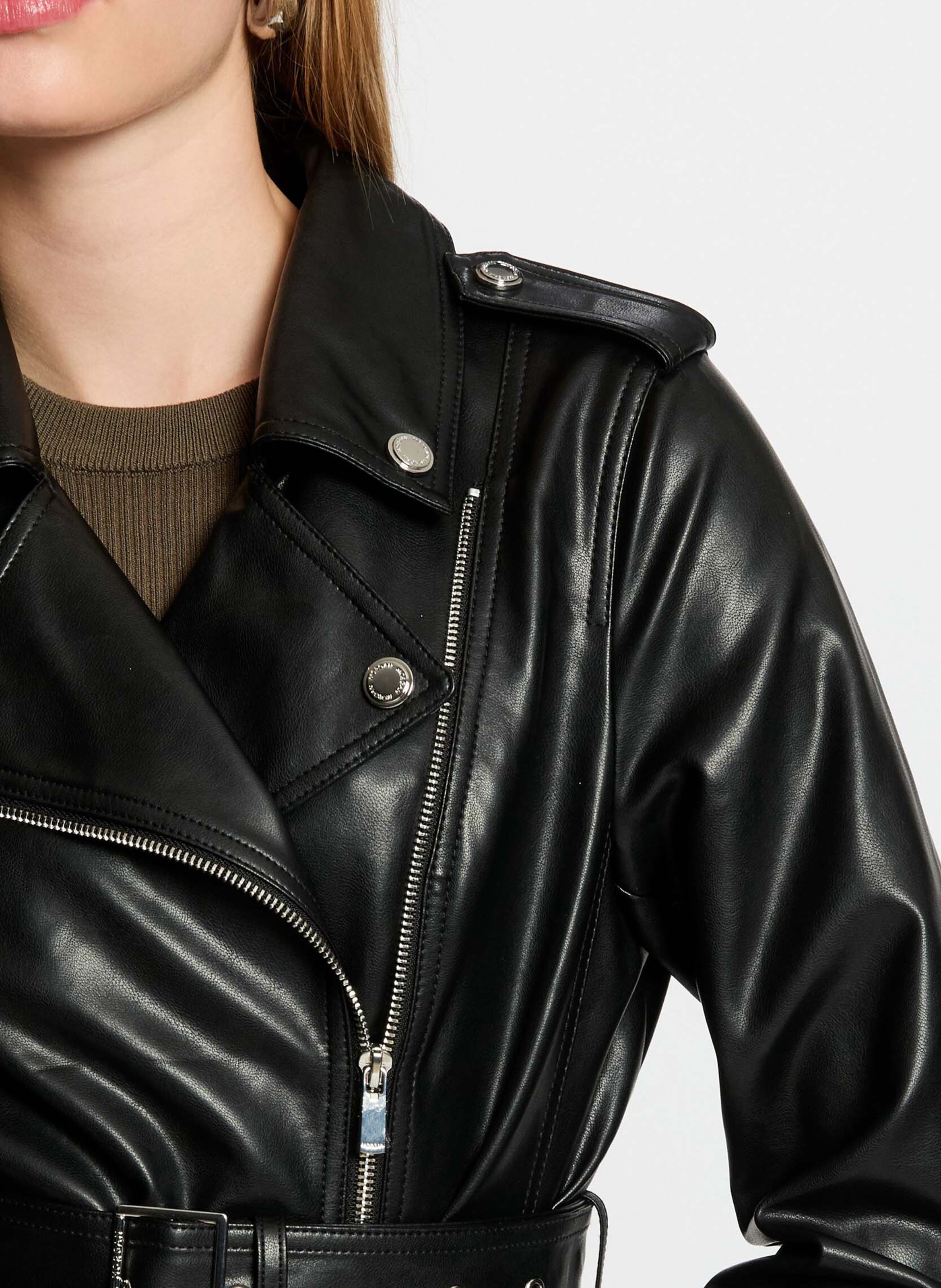 Jack met reverskraag MORGAN Zwart