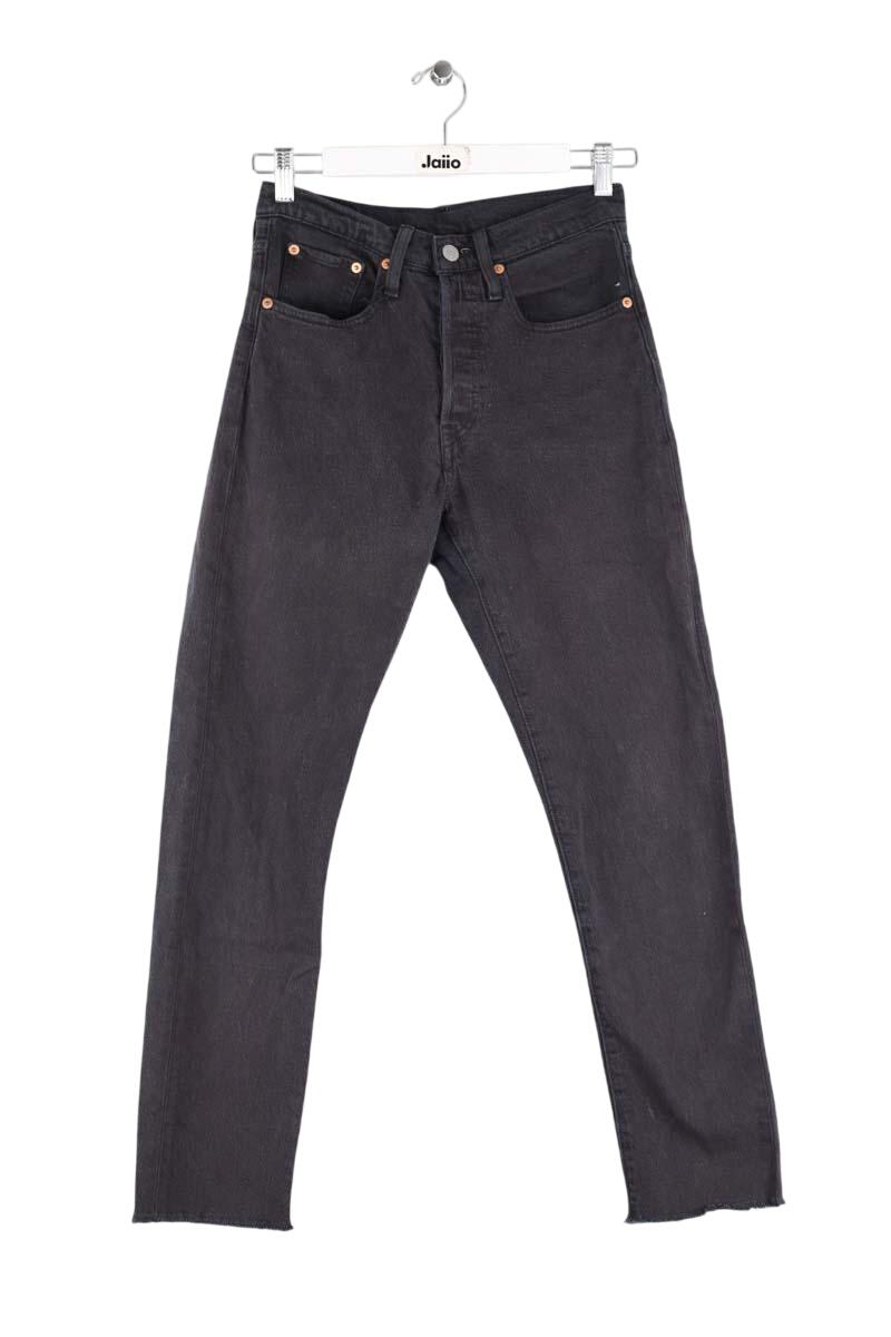 501? straight cotton jeans LEVI'S - Seconde main Black