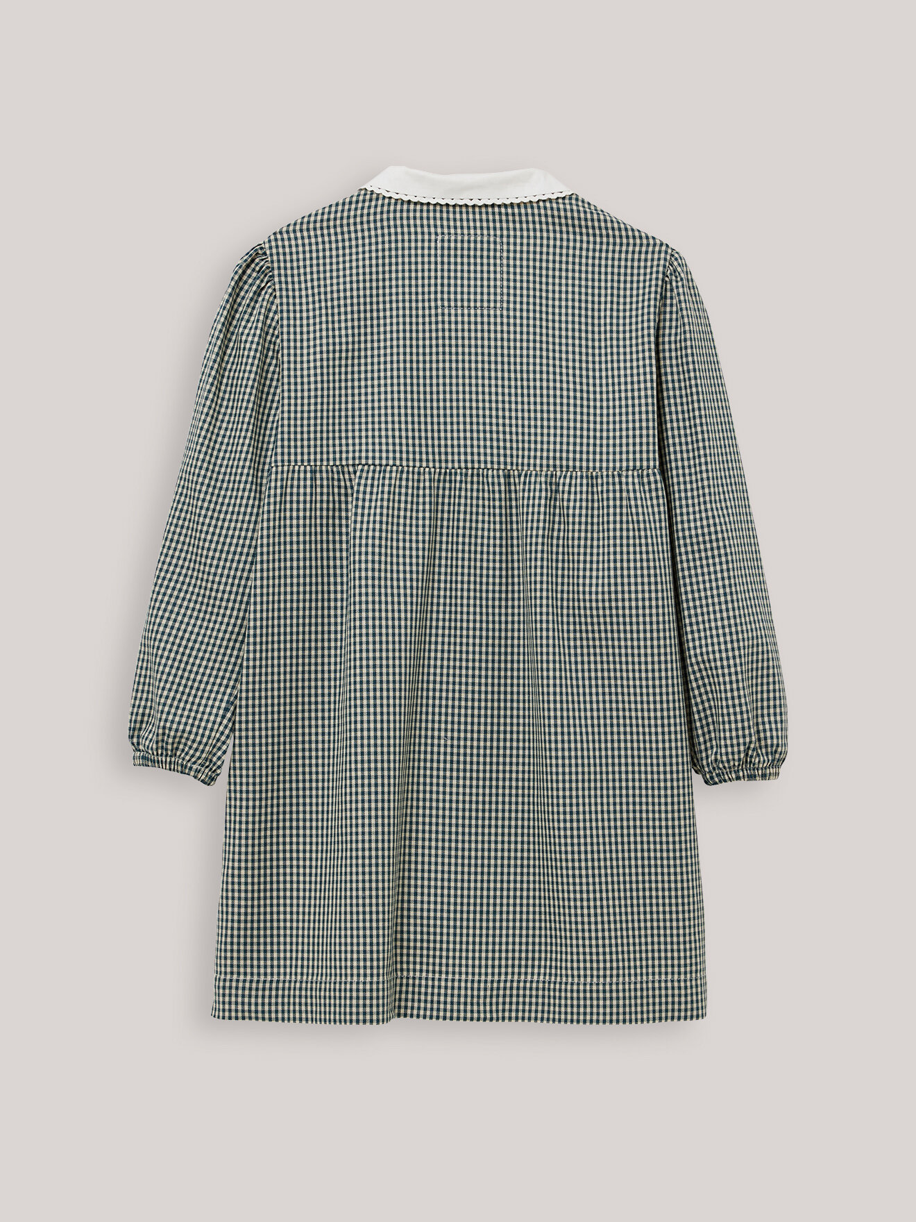 Gingham apron CYRILLUS Green