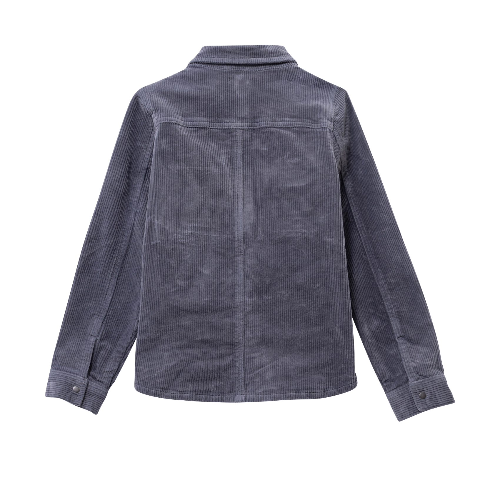 Cotton-blend overshirt with classic collar IKKS JUNIOR Blue