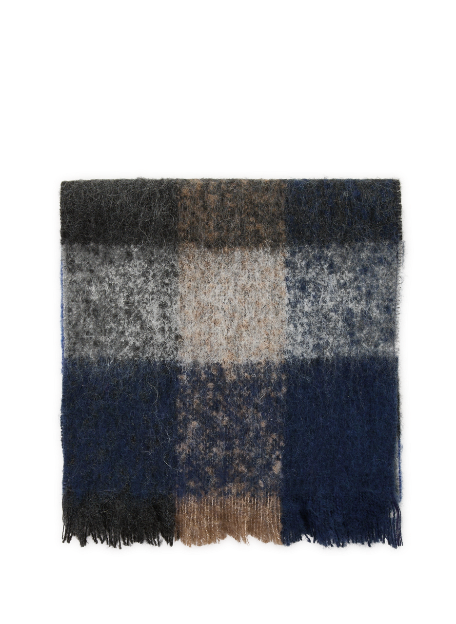 Geruite sjaal met rafelige randen SAISON 1865 Veelkleurig