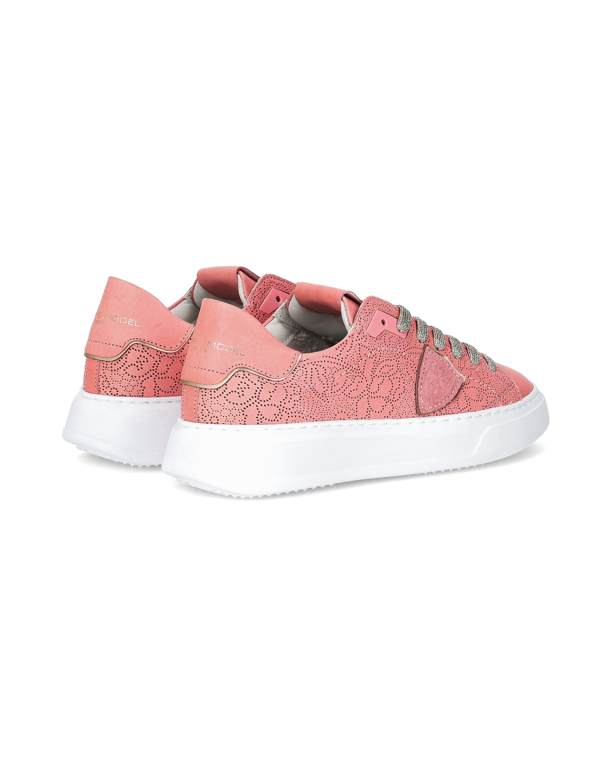 Tennis Temple Sneakers. PHILIPPE MODEL Red