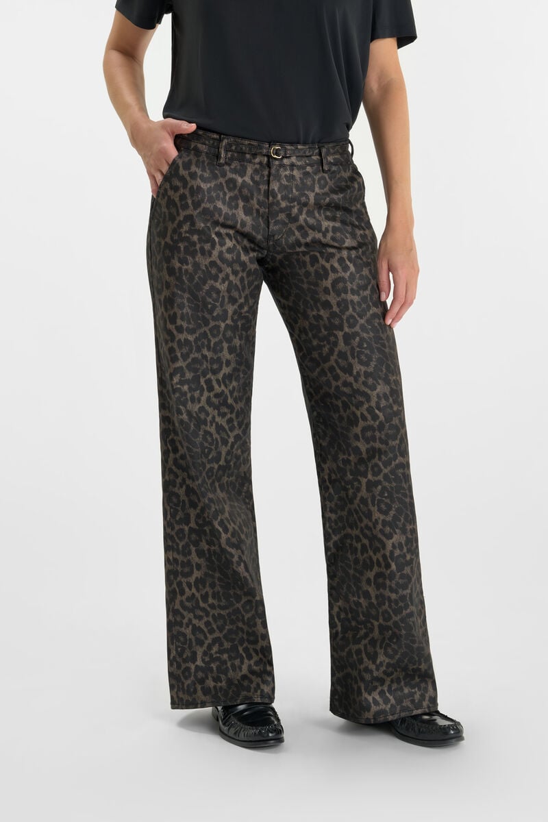 Flared pants LE TEMPS DES CERISES Black