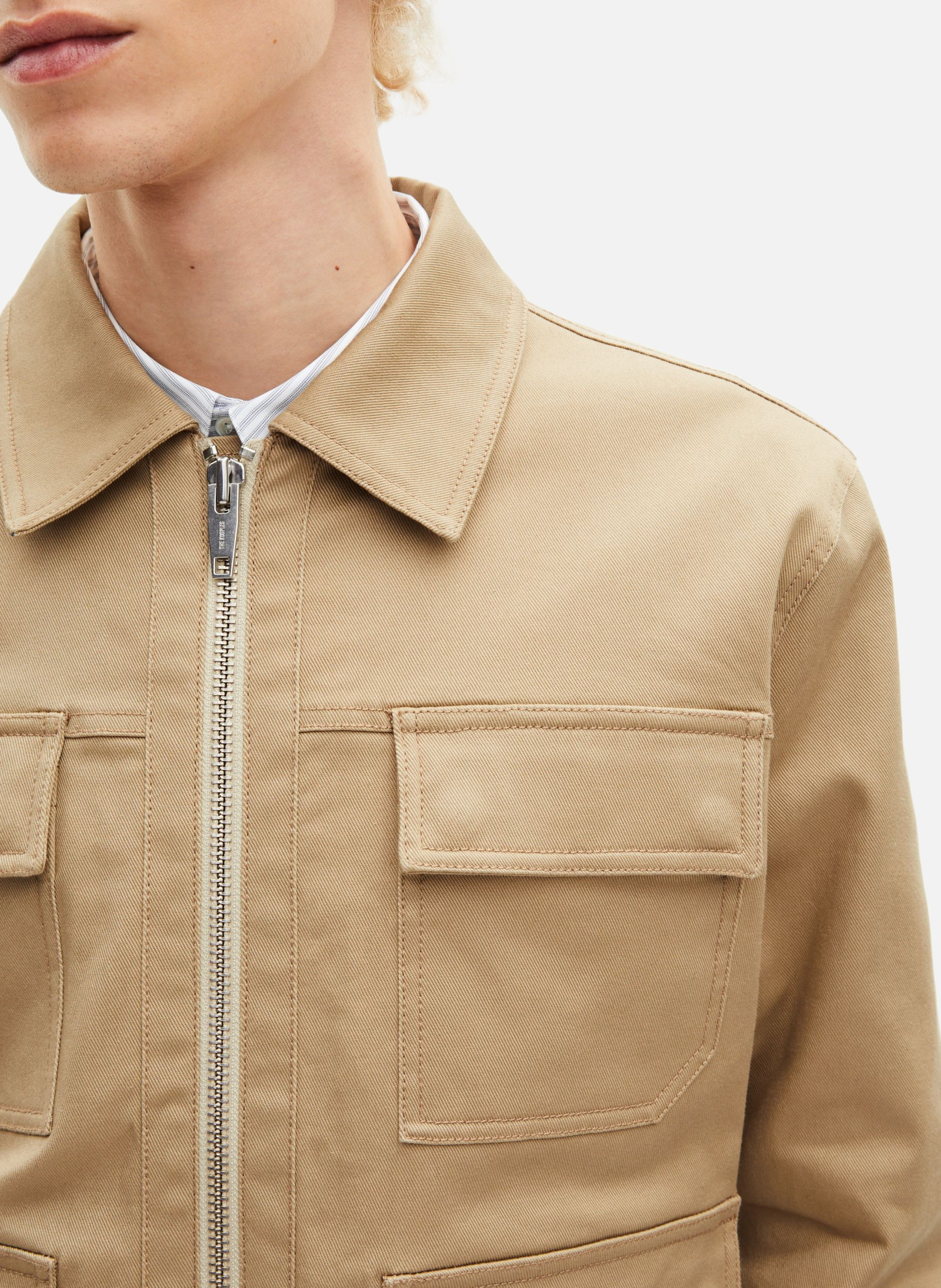 Cotton jacket THE KOOPLES Beige