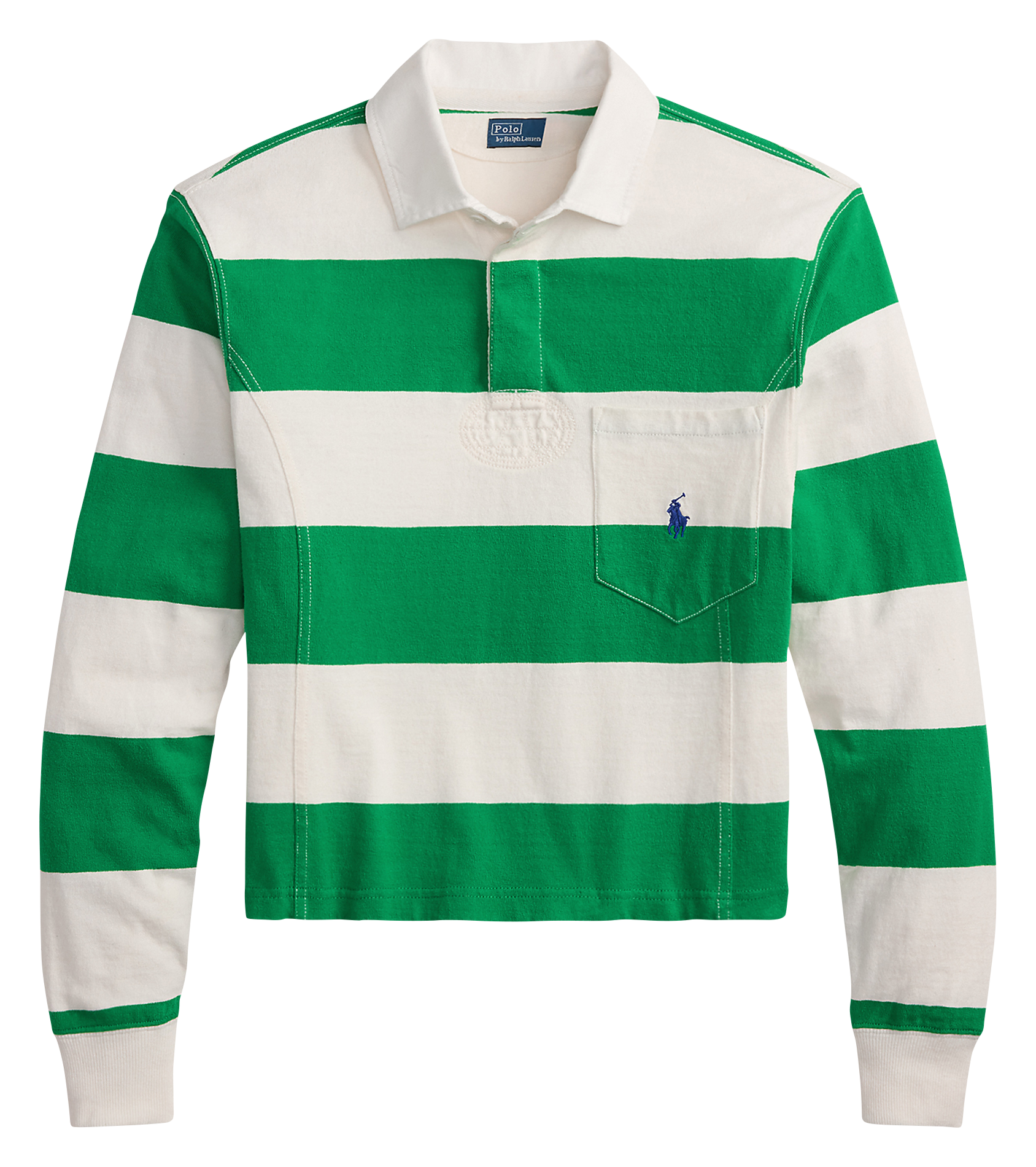 Relaxed-fit striped cotton polo POLO RALPH LAUREN Green