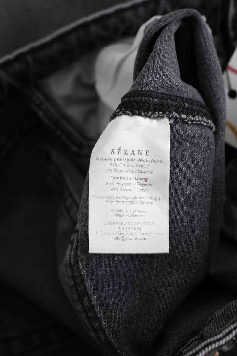 - Straight-leg jeans
- 5 pockets
- Straight cut
- Faded effect SEZANE - Seconde main Grey
