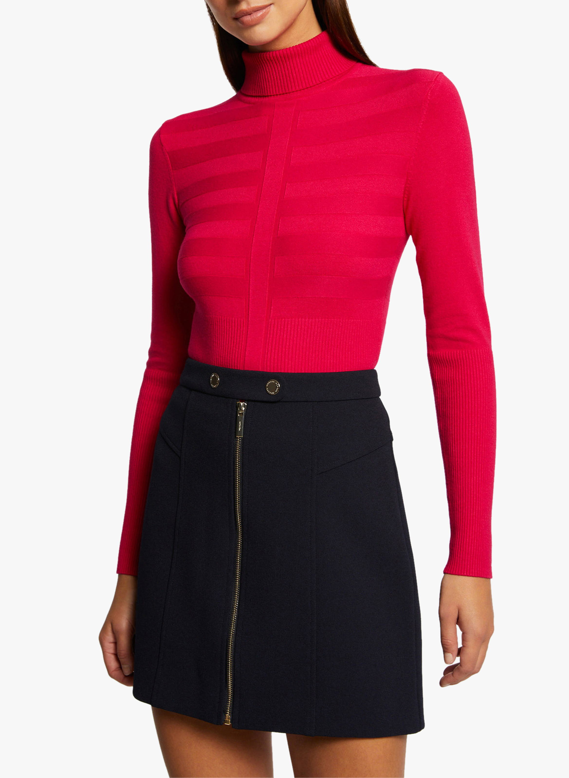 Rollkragenpullover MORGAN Rot