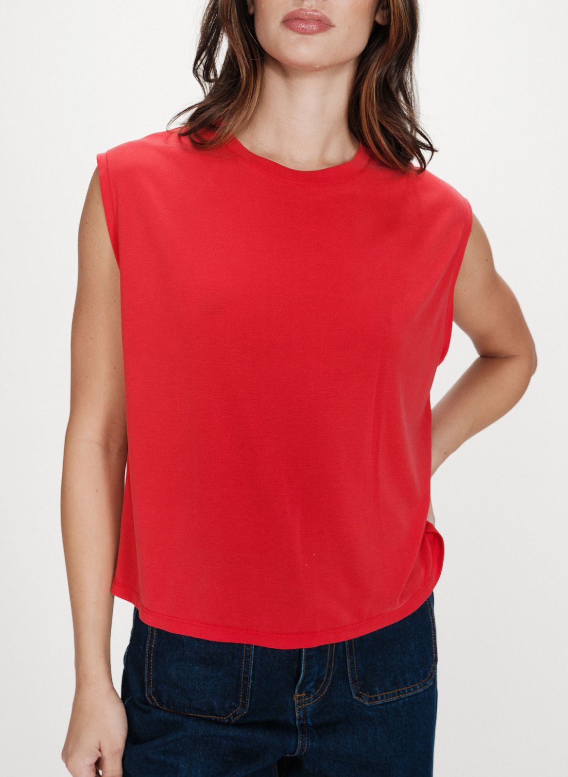 Top sans manches large uni GRACE ET MILA