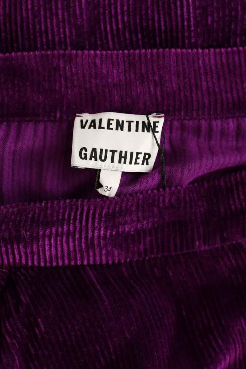 Skirt VALENTINE GAUTHIER- SECONDE MAIN Purple