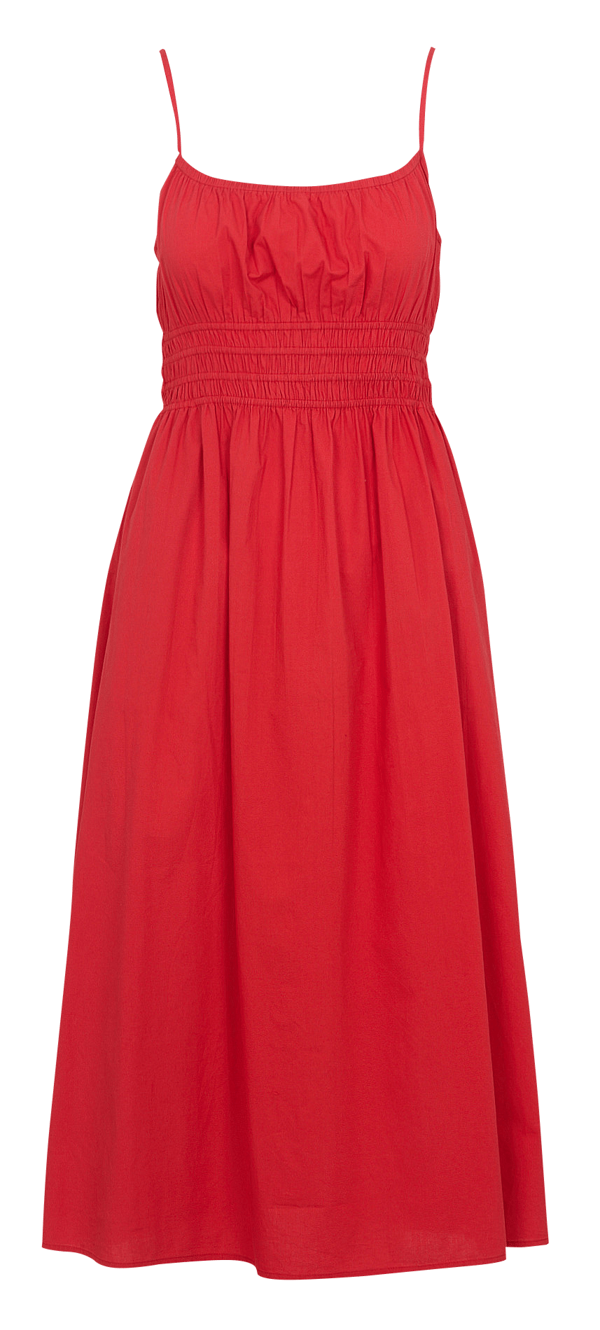 Robe midi en coton PETITE MENDIGOTE Rouge