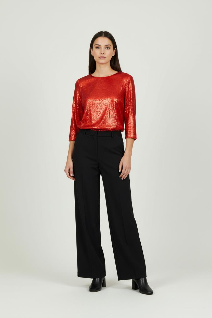 Blouse MODETROTTER - Seconde Main Red