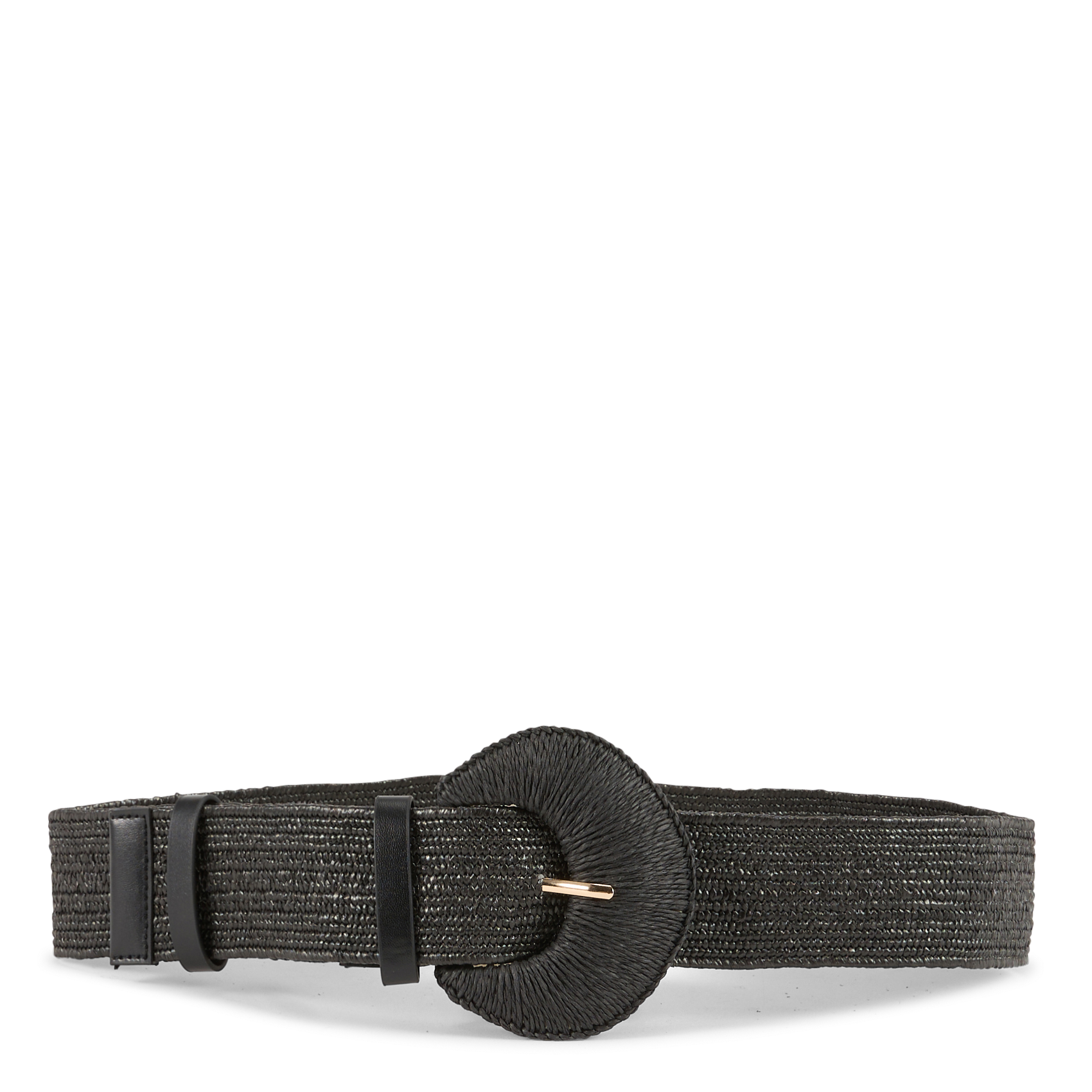 Ceinture large à boucle raphia LA FEE MARABOUTEE