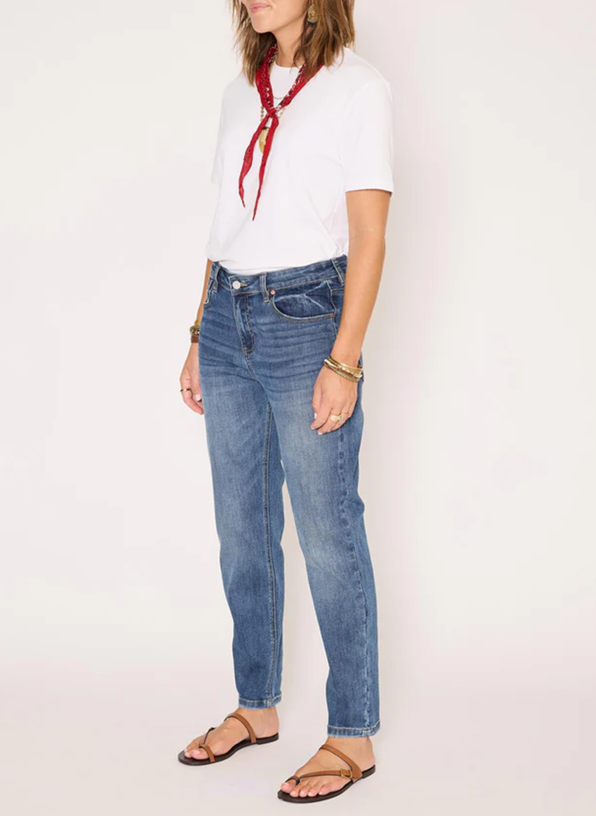 Cotton-blend jeans MKT Blue