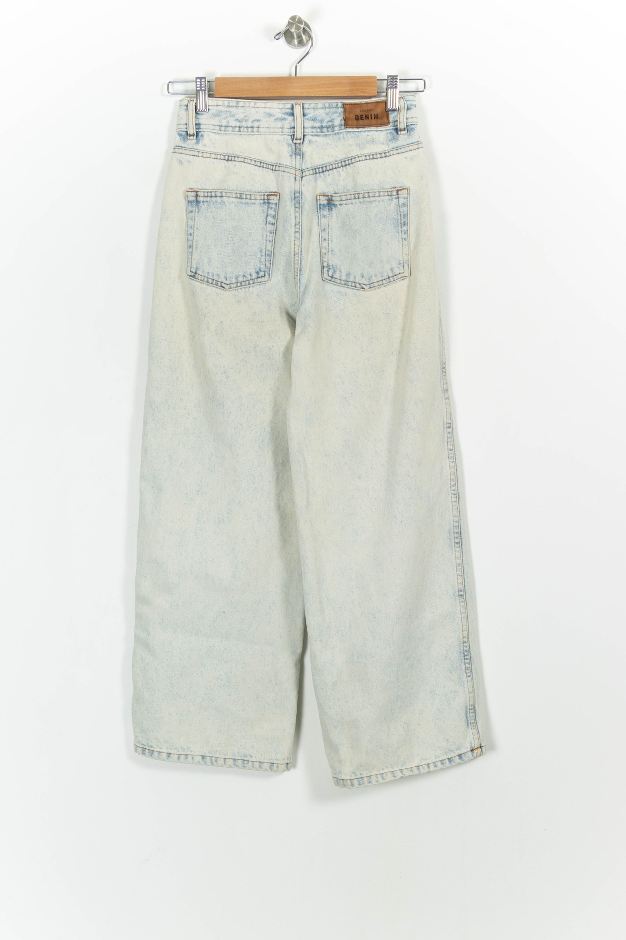 Cropped slim jeans with studs SEZANE - Seconde main Blue