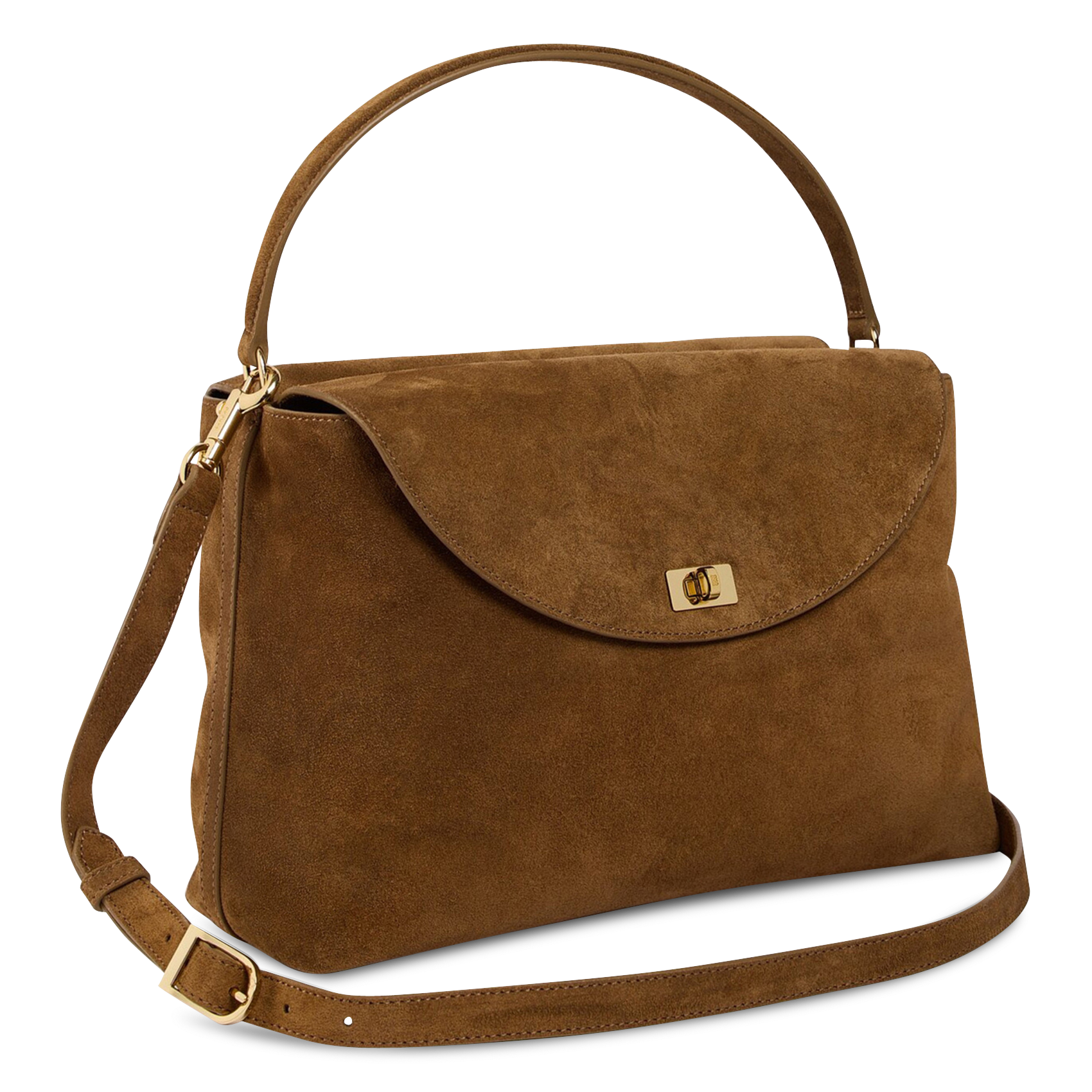 Suède handtas SANDRO Beige