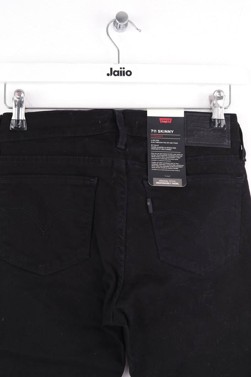 Cropped slim jeans with studs LEVI'S - Seconde main Black