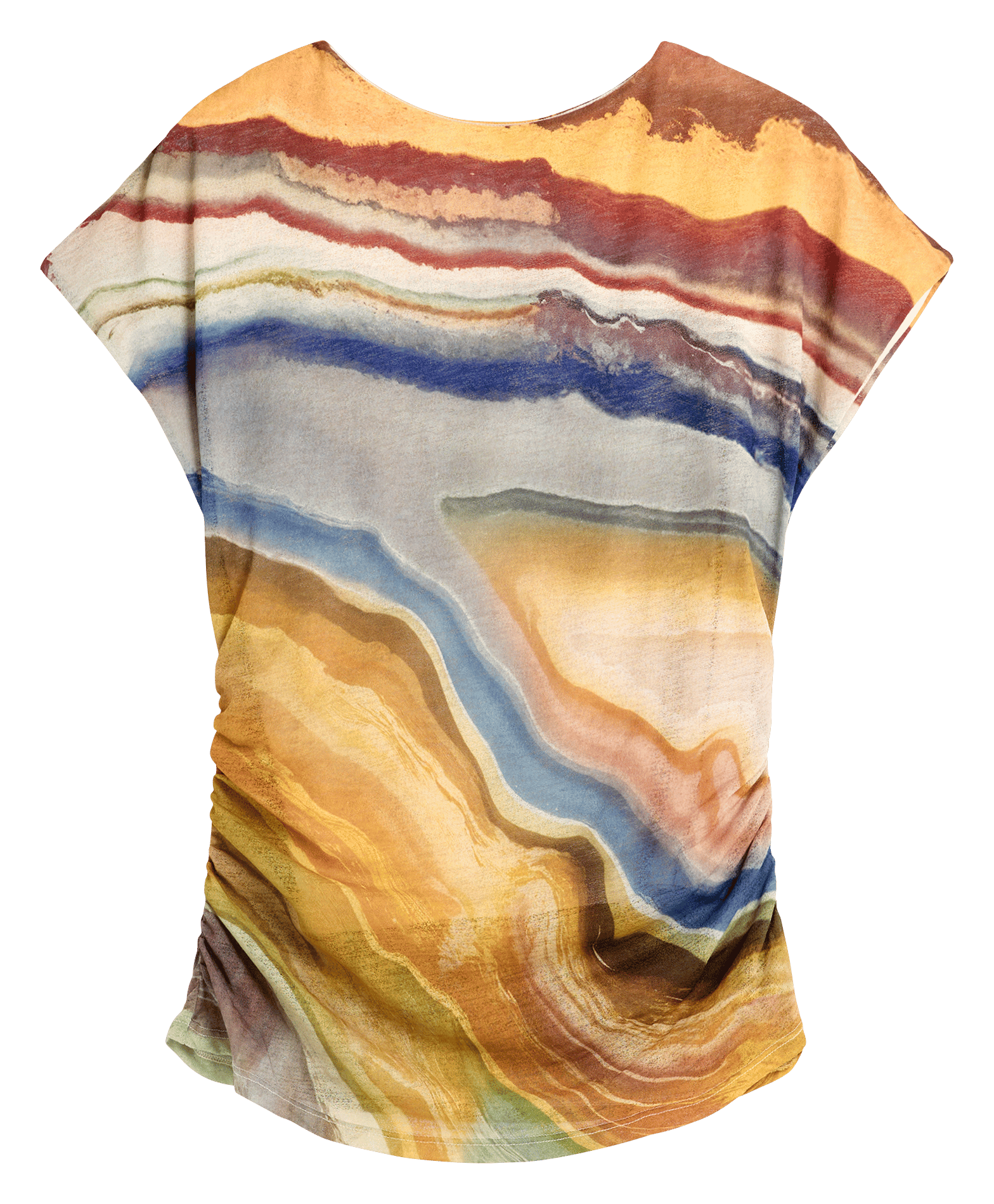 Tee-shirt fluide imprimé DESIGUAL Multicolore