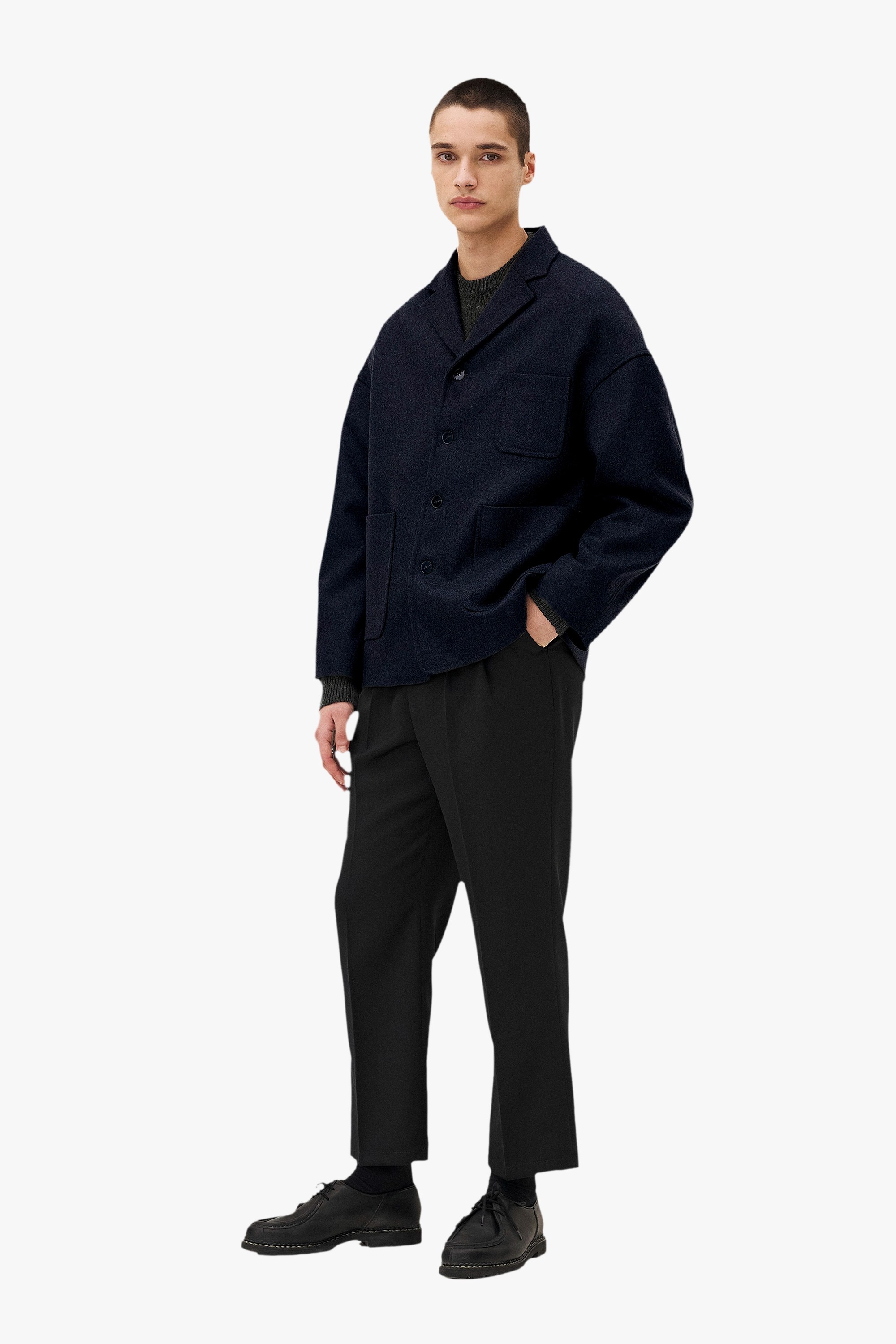 Short coat Antwerp Noyoco Blue