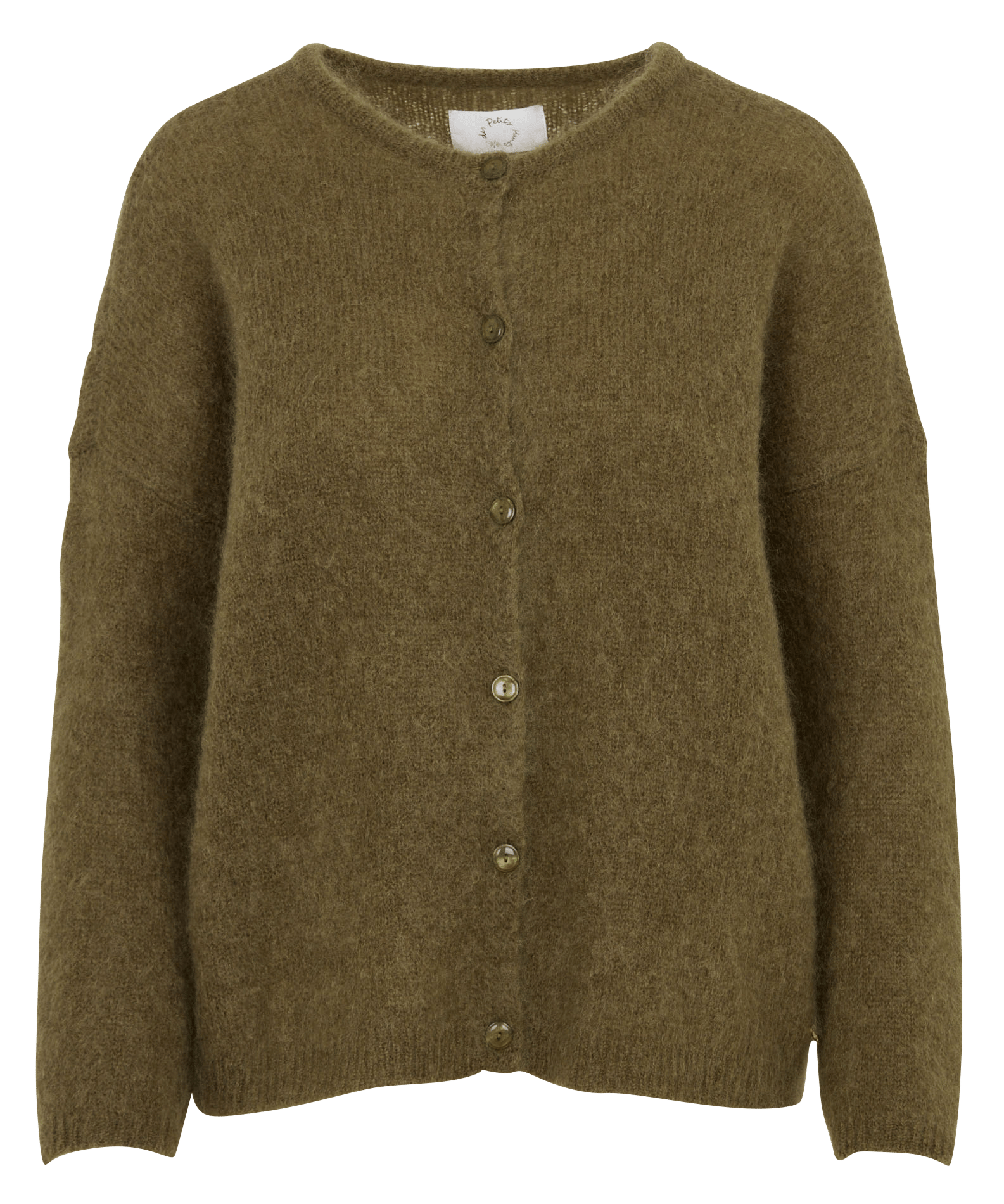 Loose-fit mohair-mix cardigan  DES PETITS HAUTS