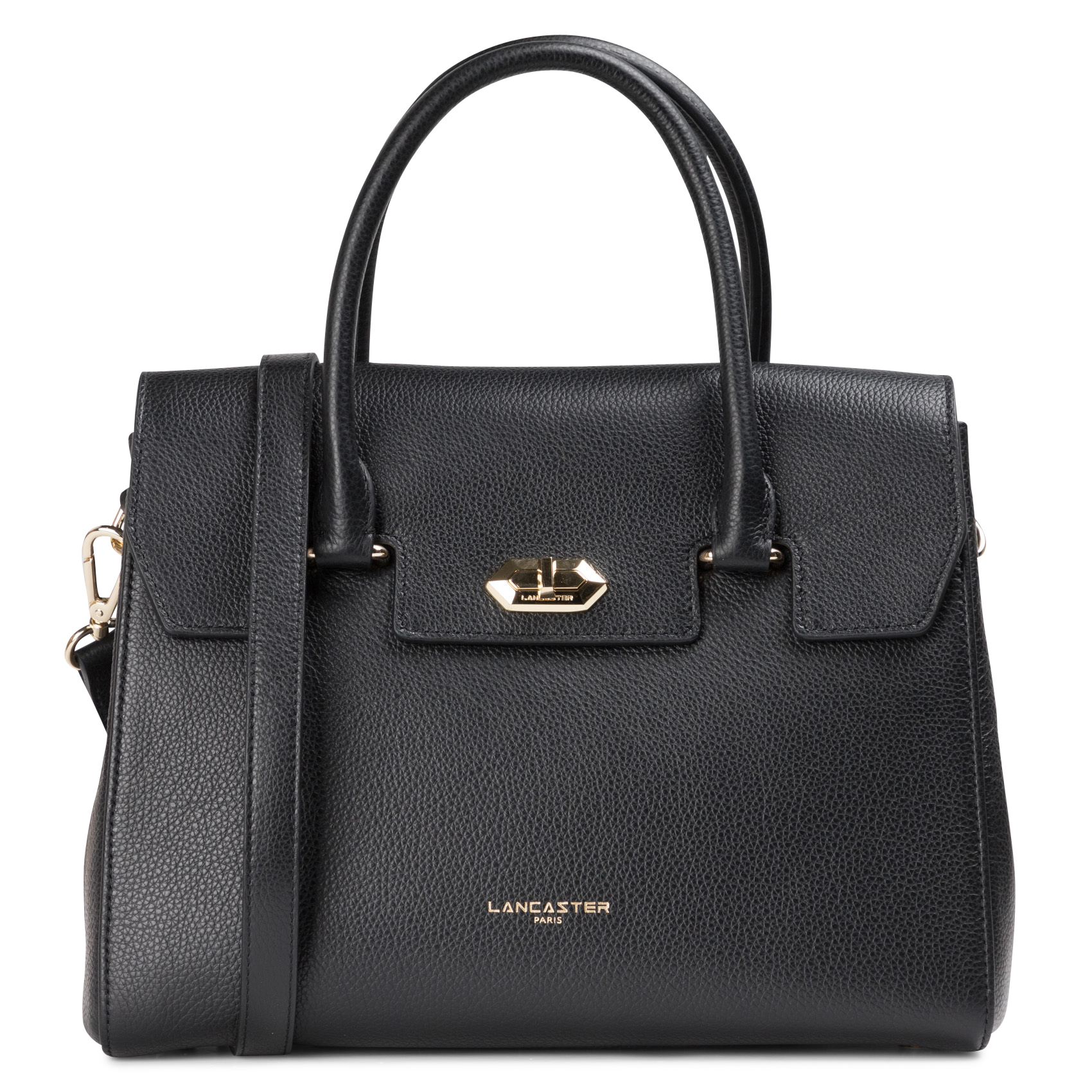 Sac à main à rabat en cuir LANCASTER PARIS