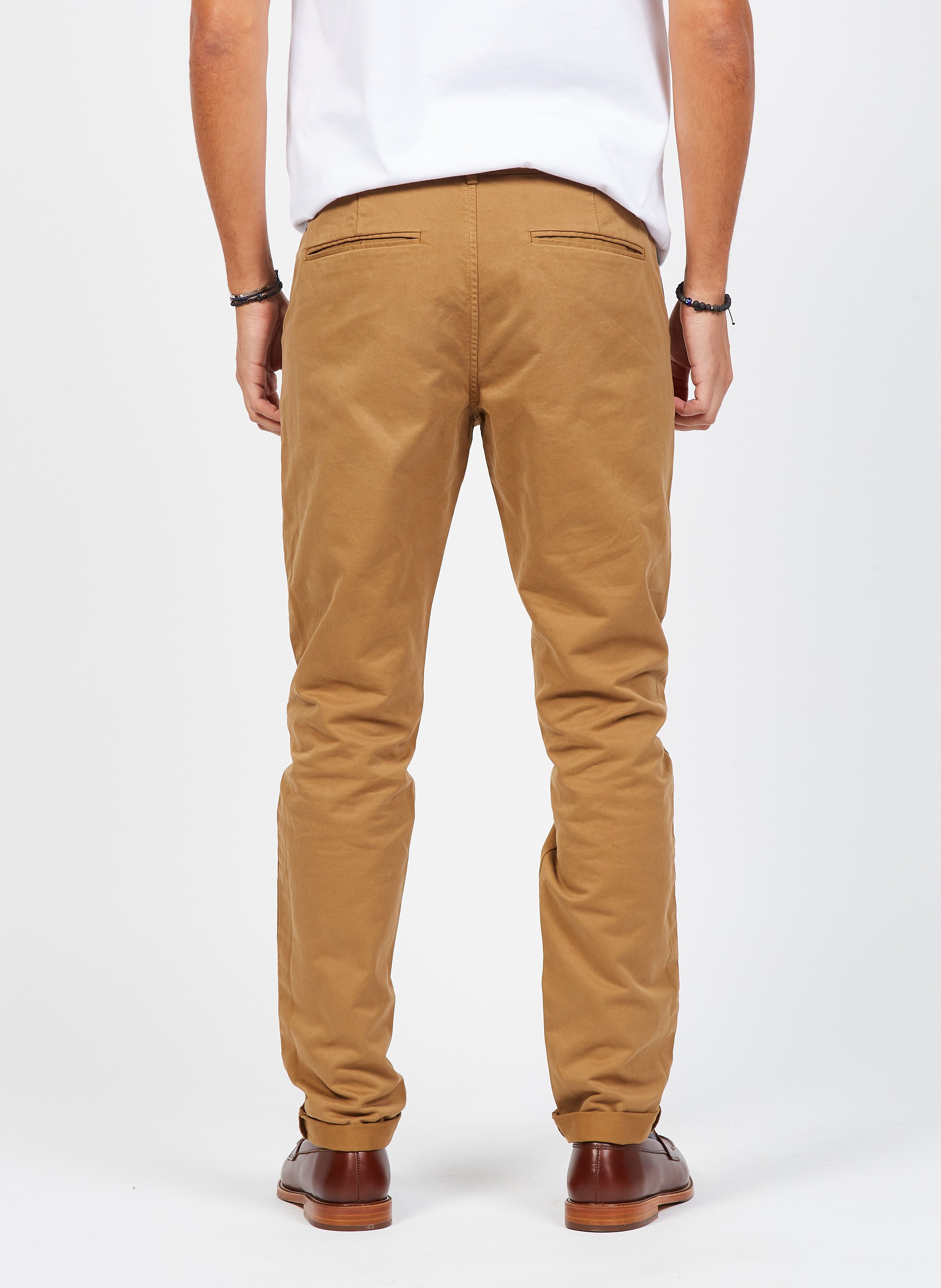 Slim-fit, katoenen chino BALIBARIS Bruin