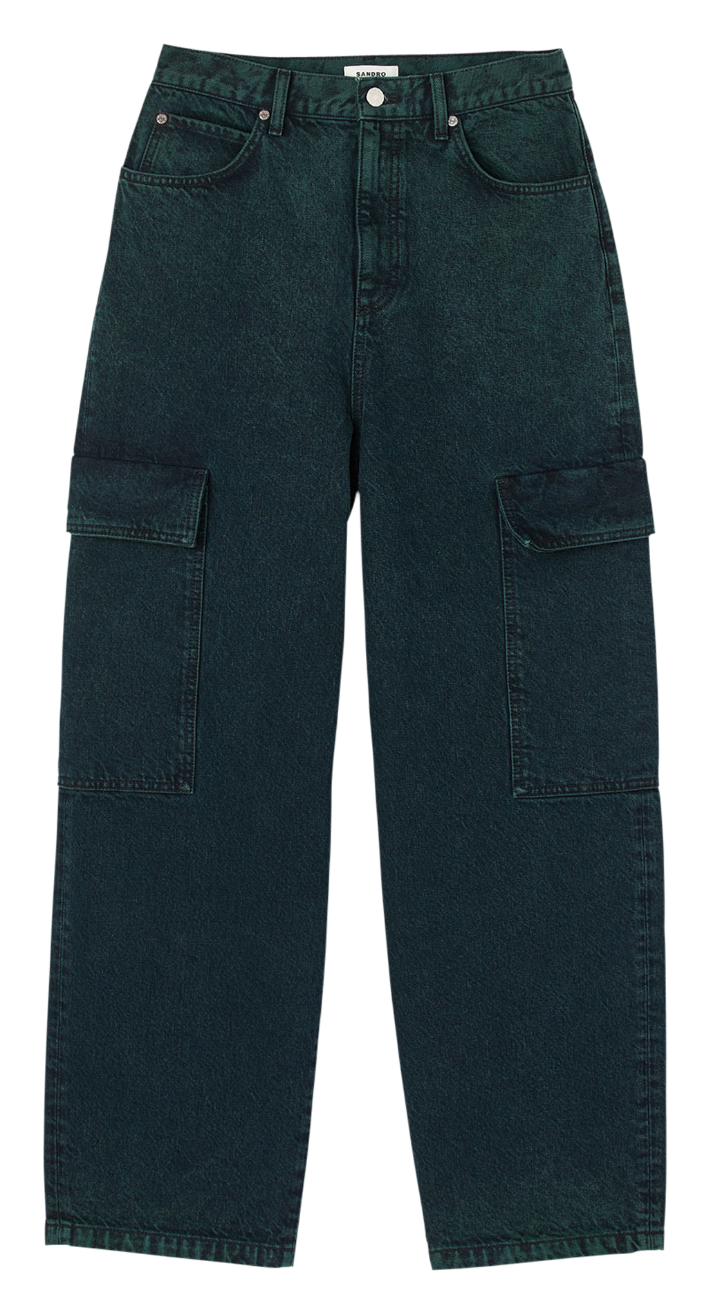 Jean large en denim de coton bio VertSANDRO