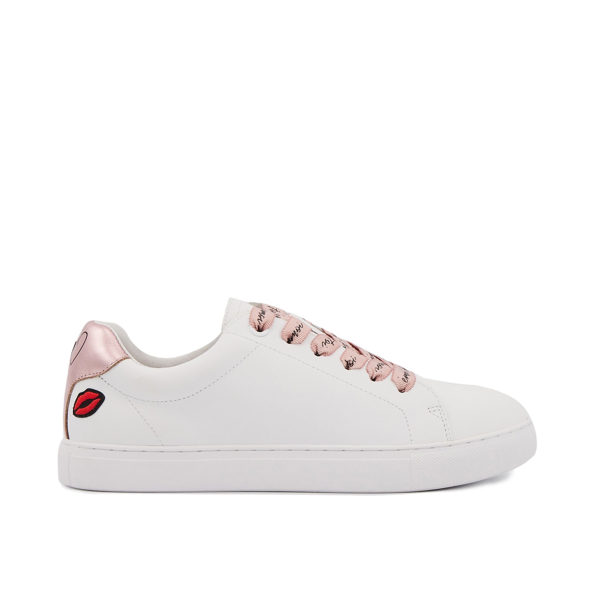Leather sneakers BONS BAISERS PARIS White