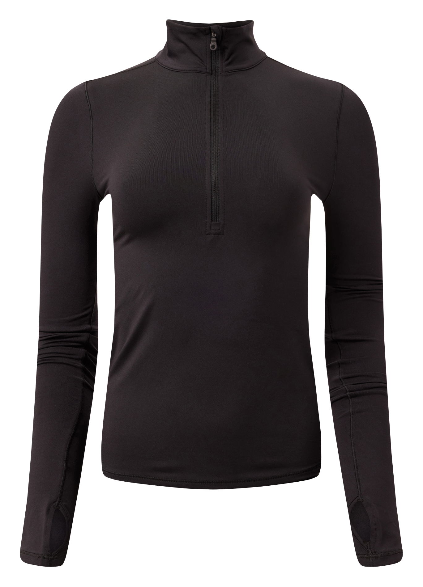Zip-up high-neck top GIRLFRIEND COLLECTIVE Black