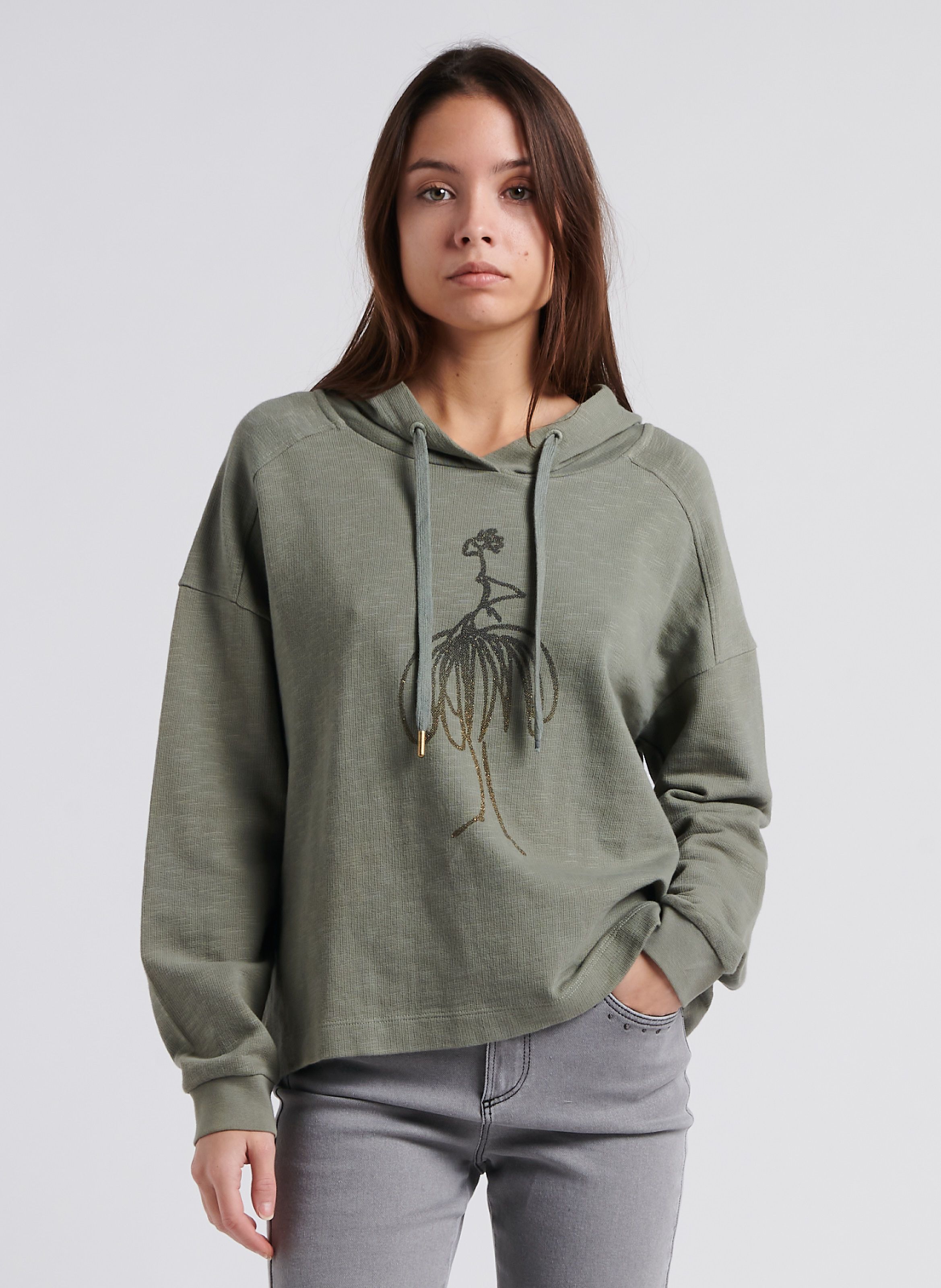 Hoodie discount vert foncé