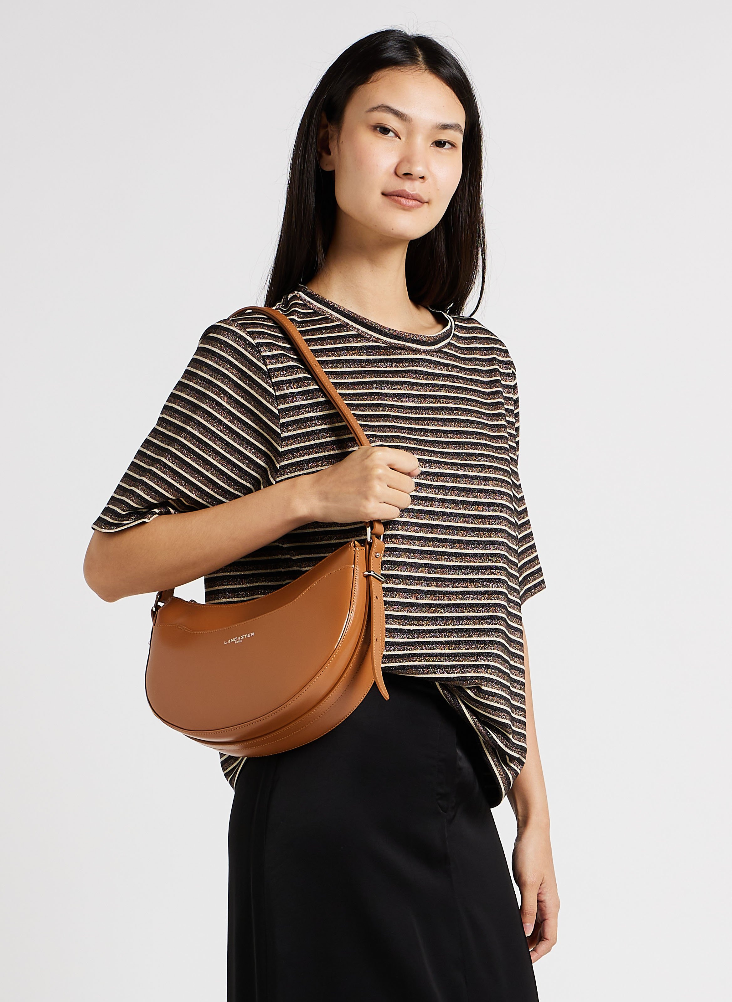 Umhängetasche aus Leder Braun