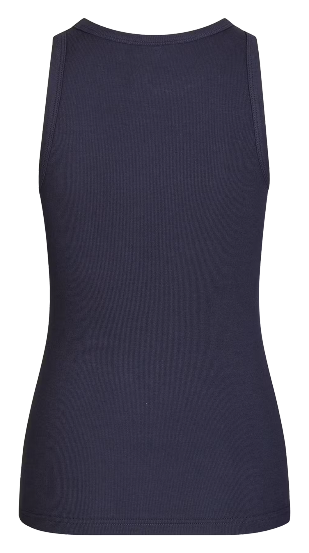 Débardeur col rond côtelé en coton bio SAMSOE SAMSOE Bleu