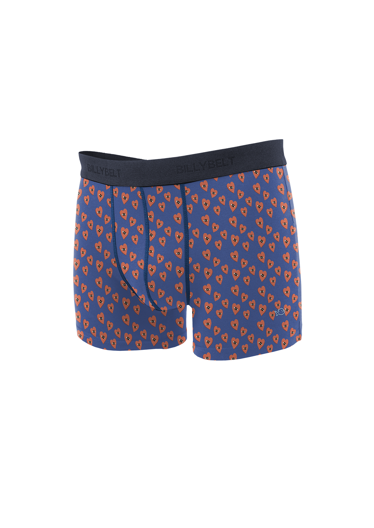 Organic cotton boxers BILLYBELT Blue