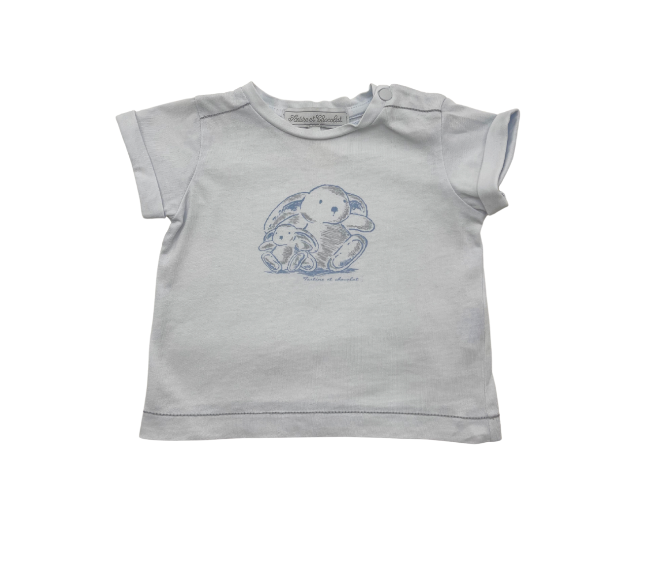 White baby T-shirt - 6 months TARTINE ET CHOCOLAT - seconde-main White