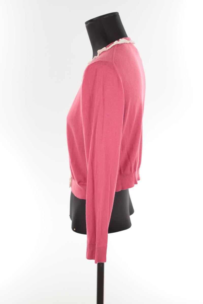 Cotton cardigan AGNES B. - Seconde Main Pink