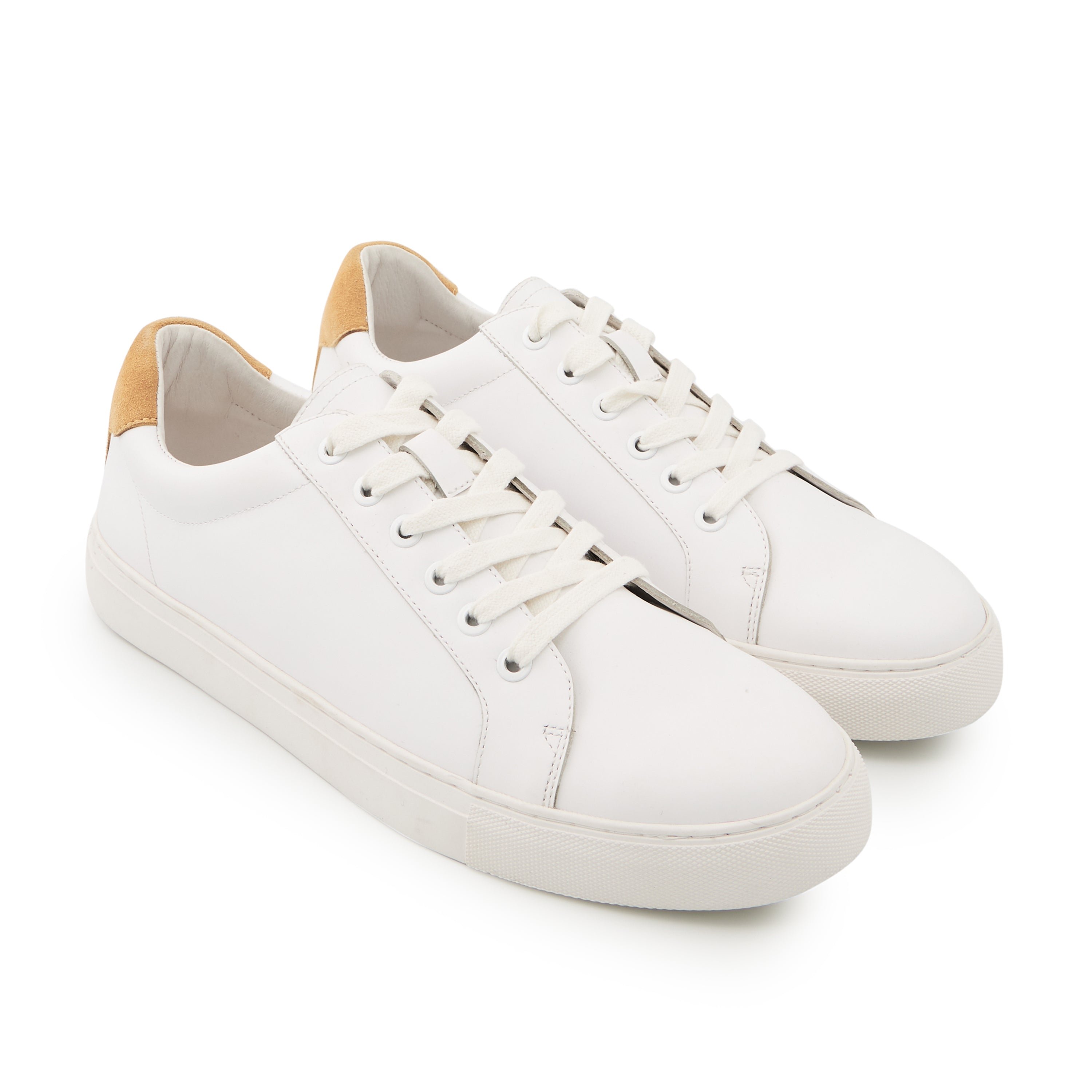 Leather sneakers BONS BAISERS PARIS White