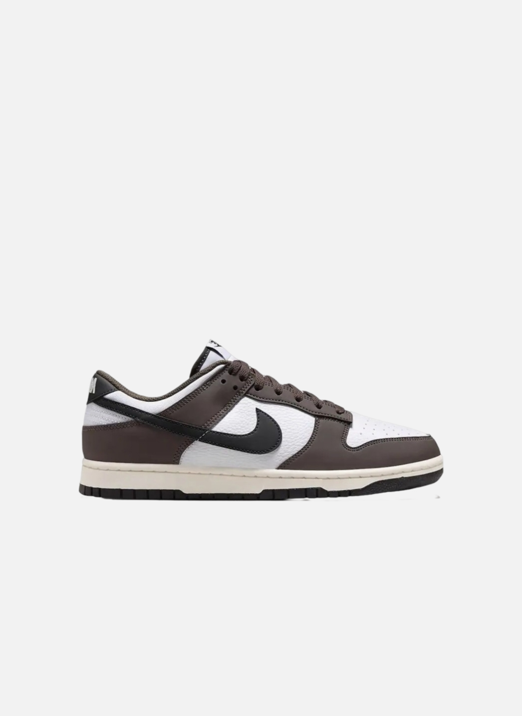 Leather low-top sneakers NIKE Brown