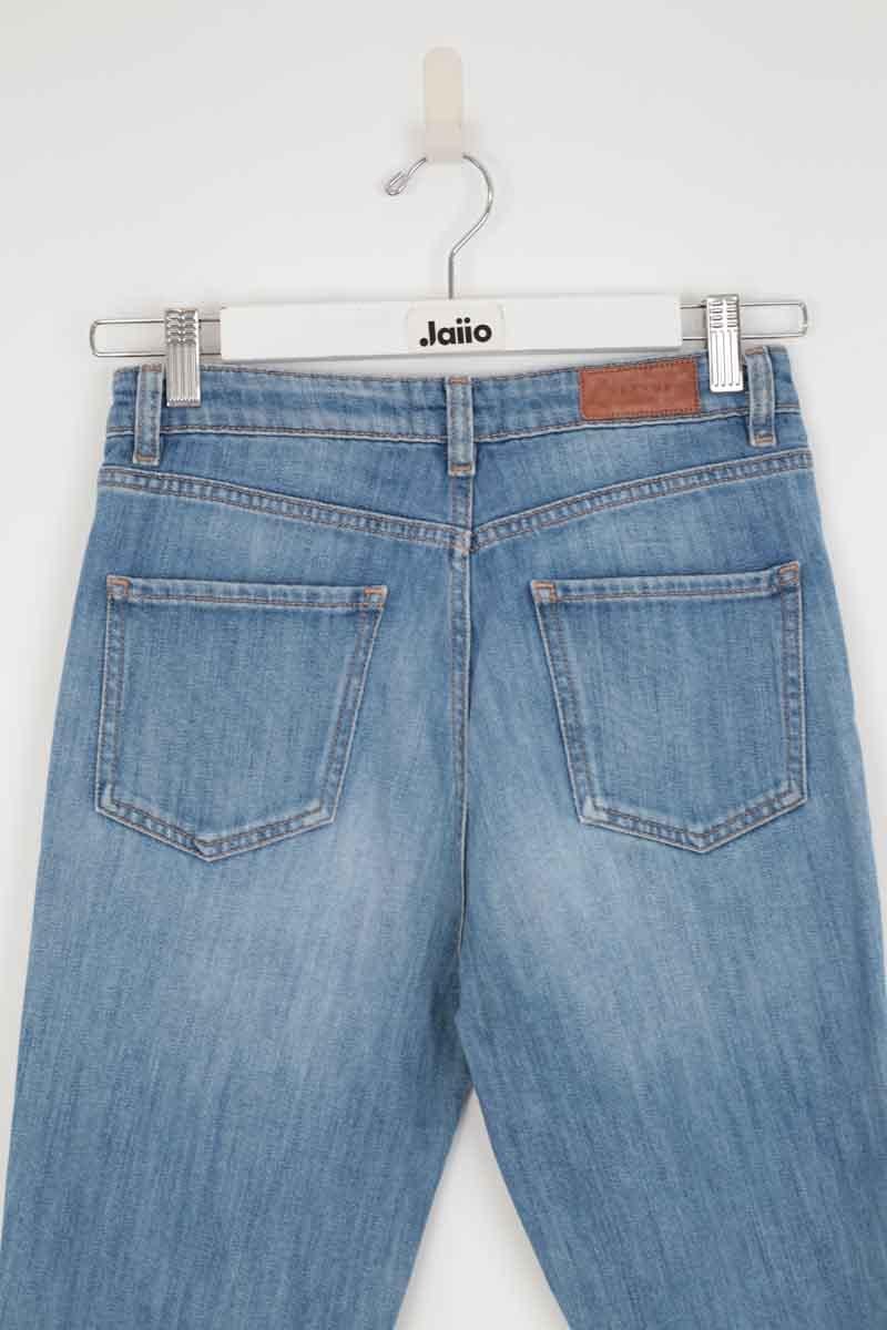 Cotton skinny jeans SEZANE - Seconde main Blue