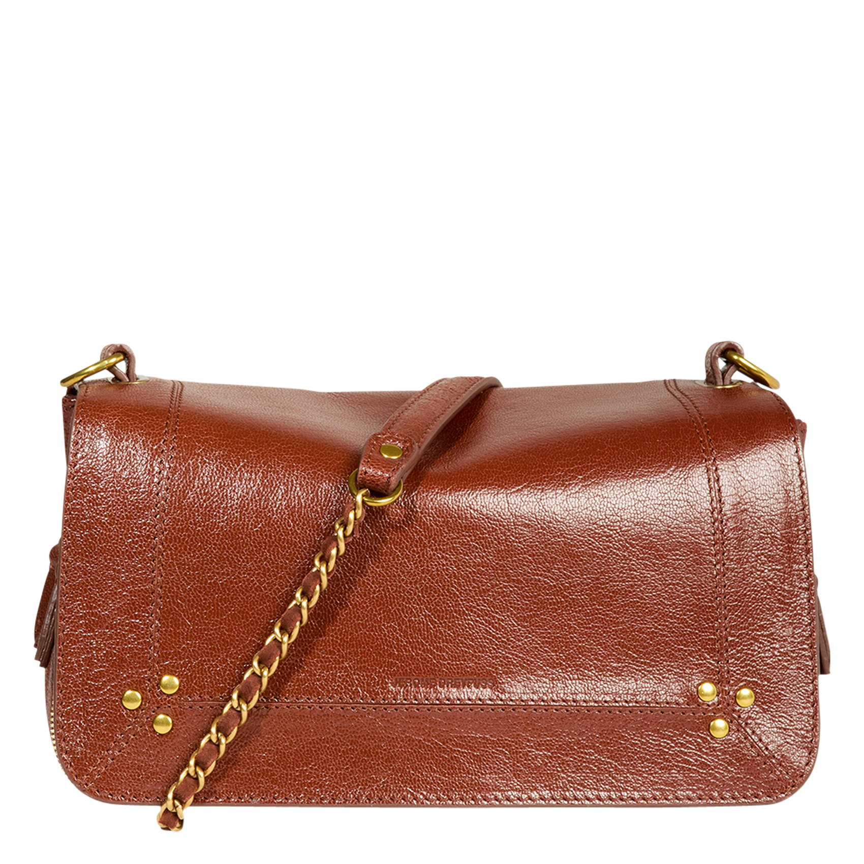 Dori leather shoulder bag JEROME DREYFUSS Brown