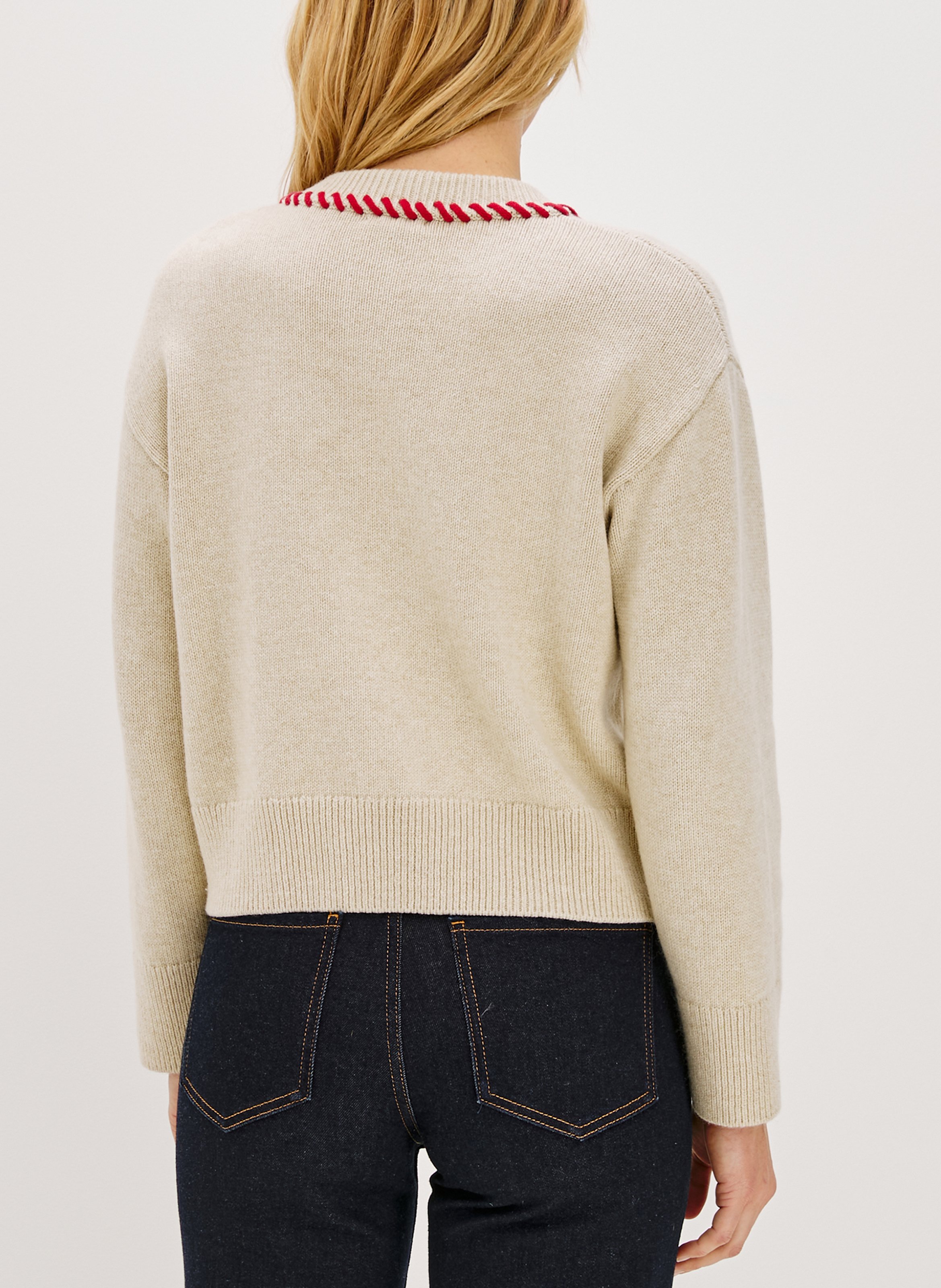 Gilet droit col rond RAILS Multicolore