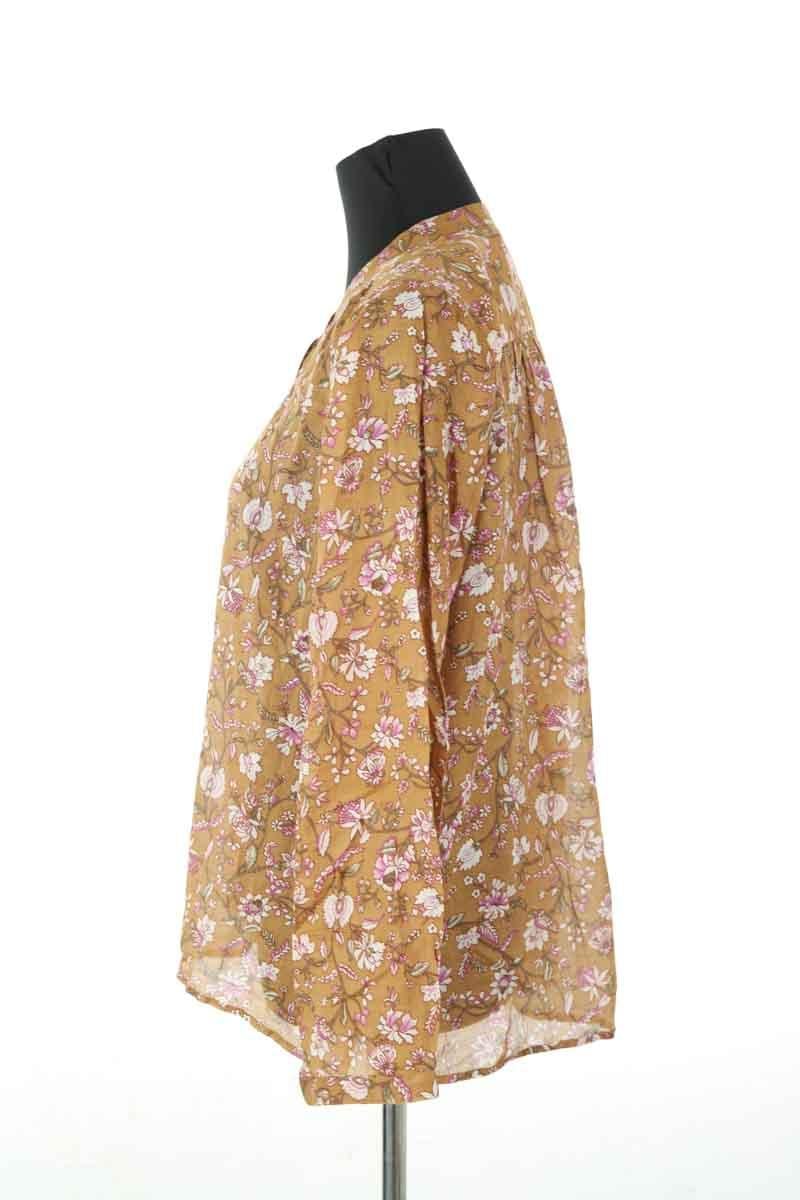 Cotton blouse ISABEL MARANT ÉTOILE - SECONDE MAIN Brown