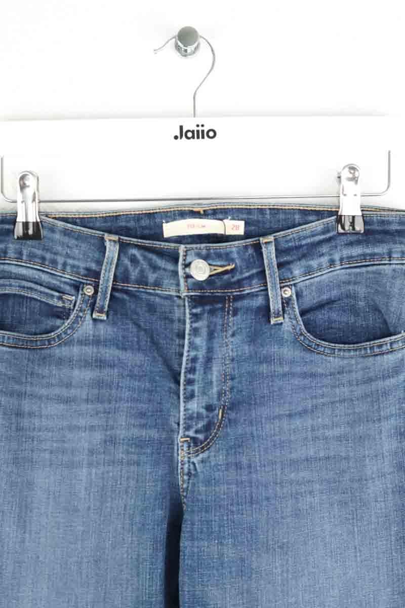 Cotton skinny jeans LEVI'S - Seconde main Blue