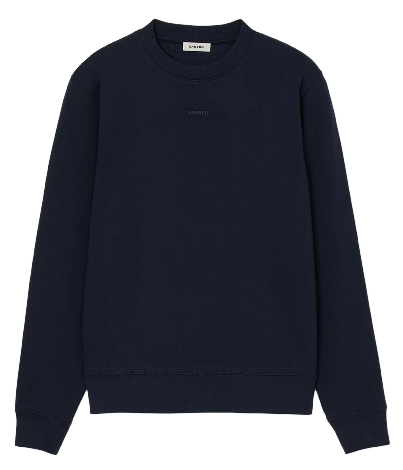 Geborduurd katoenen sweatshirt SANDRO Blauw