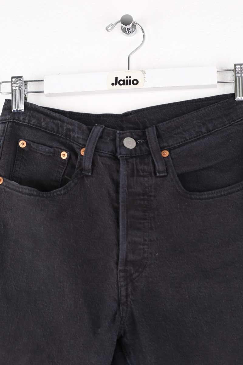 501? straight cotton jeans LEVI'S - Seconde main Black