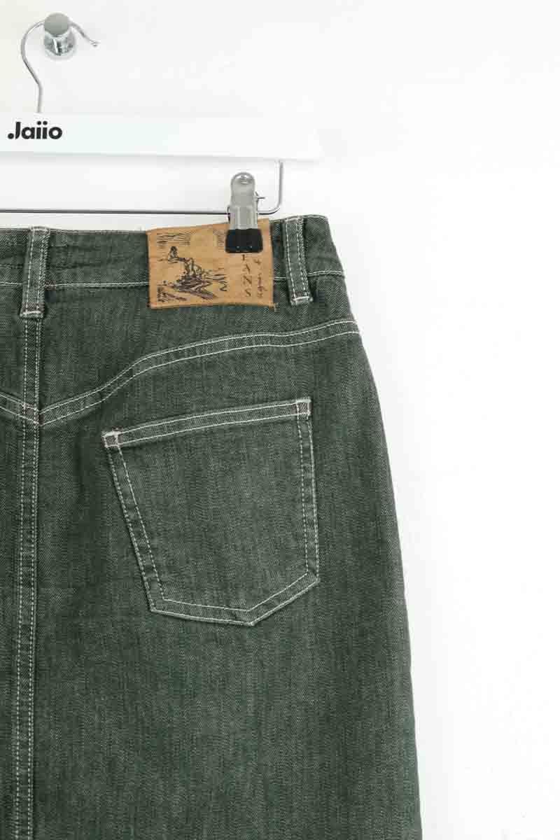 Cotton mini skirt AGNES B. - Seconde Main Grey