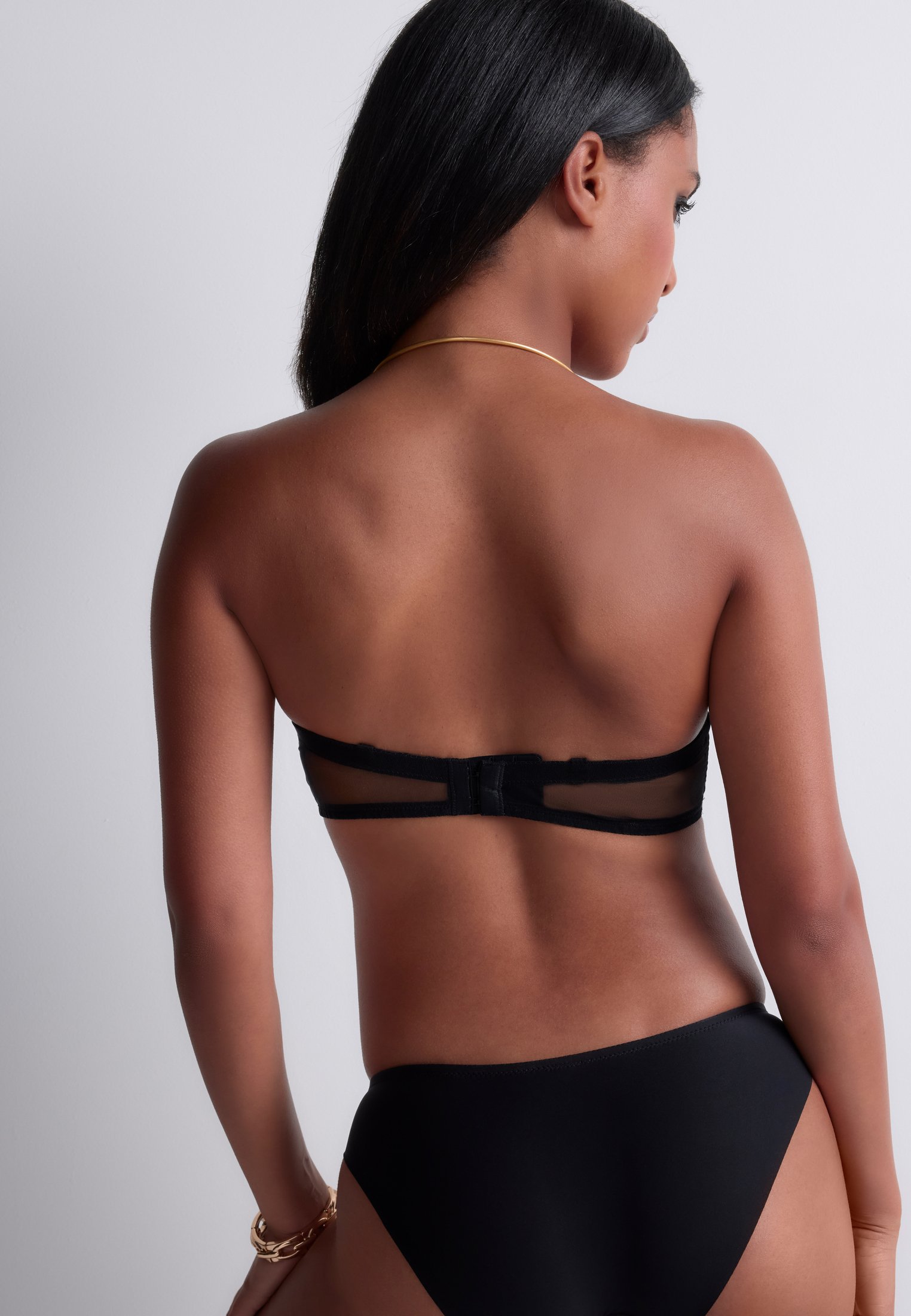 Plunge bandeau bra AUBADE Black