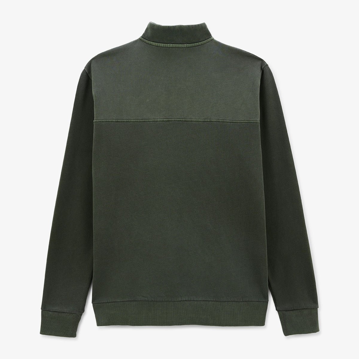Sweatshirt with zippered collar SERGE BLANCO Green