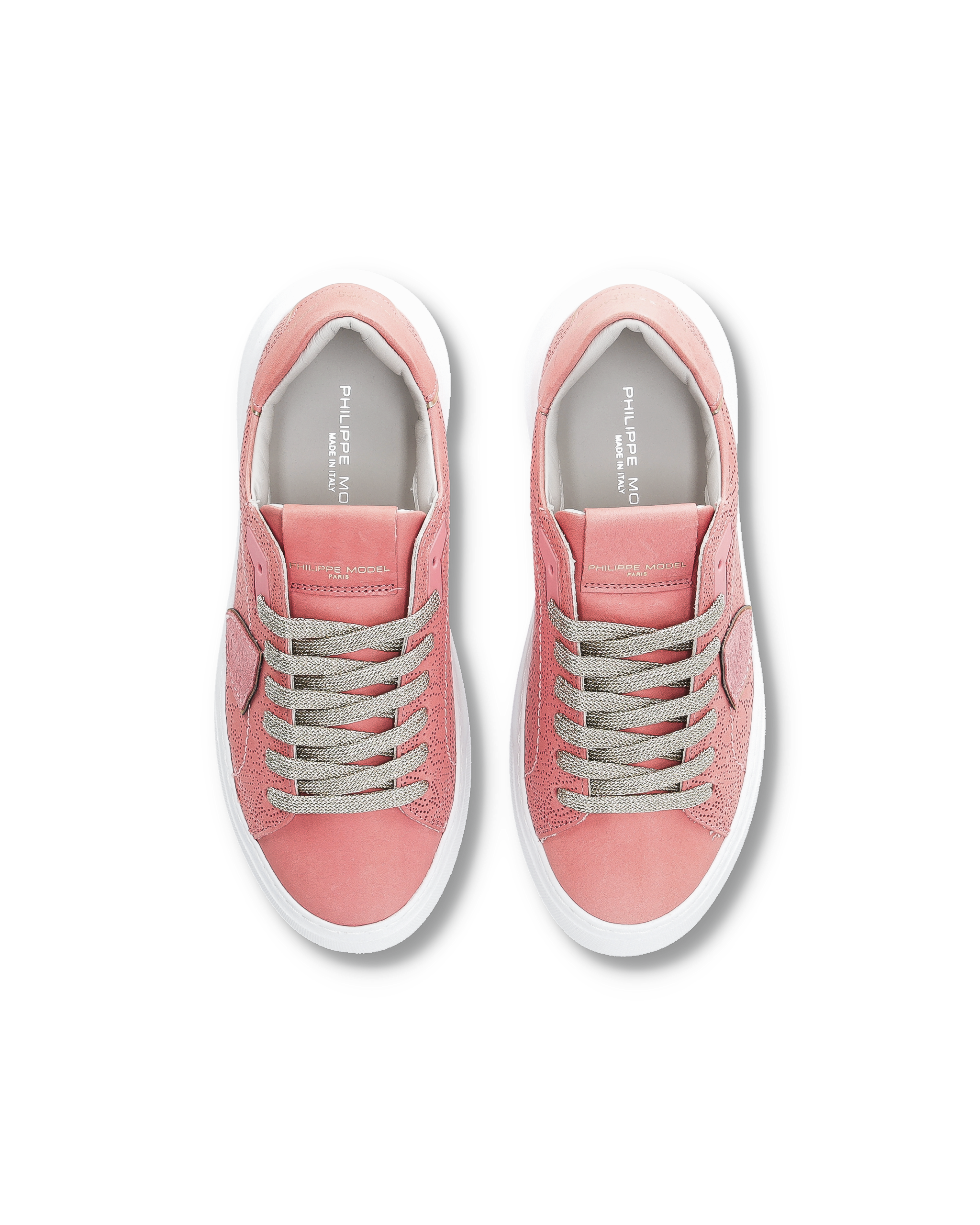 Tennis Temple Sneakers. PHILIPPE MODEL Red