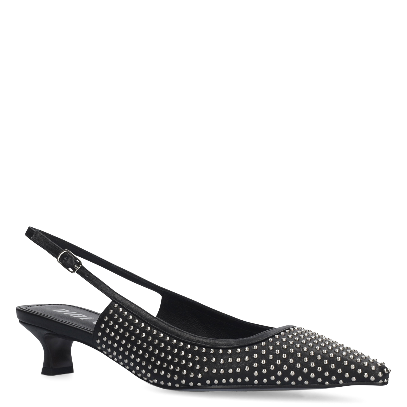 Lederen slingbacks BIBI LOU Zwart